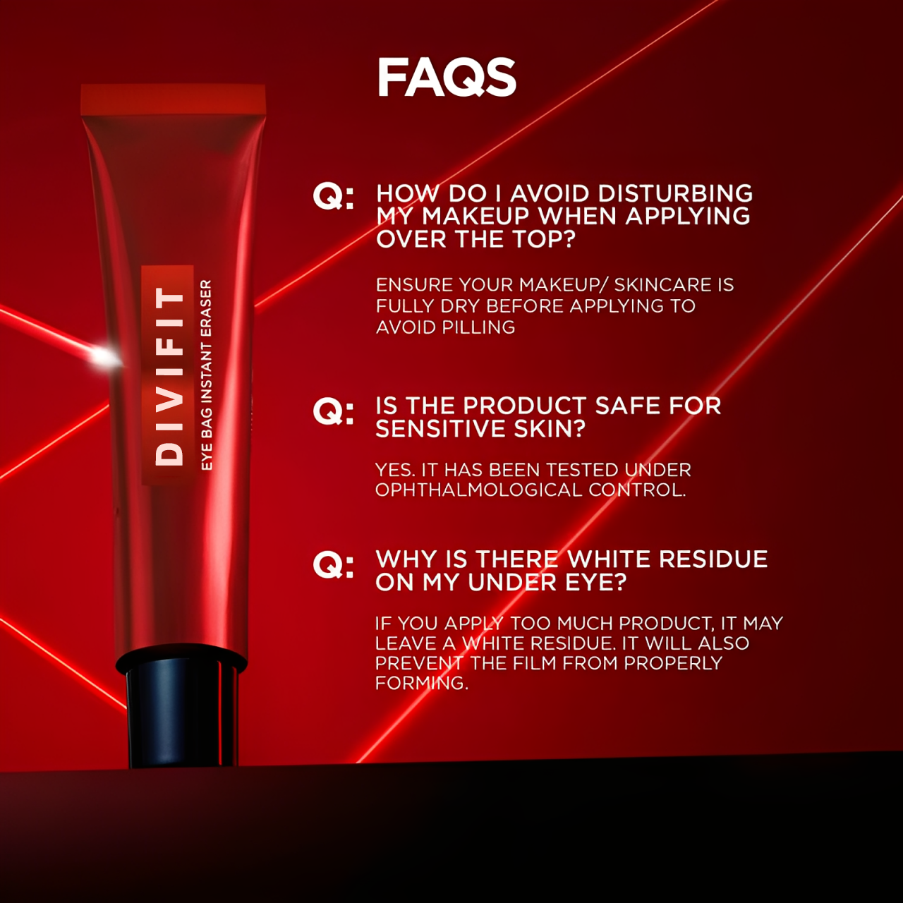 Eye Bag Instant Eraser, Tightens, Firms, & Blurs Wrinkles