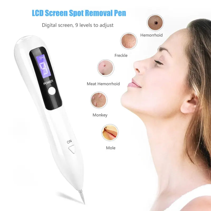 Slimoly™ LCD Beauty Pen - Rejuvenating Facial Massager with Ultrasonic Vibrations for Fine Lines & Circulation - Portable Travel Design