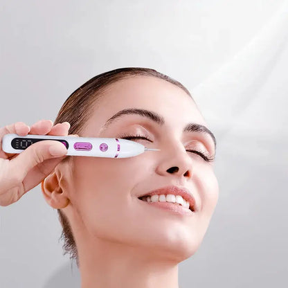 Slimoly™ LCD Beauty Pen - Rejuvenating Facial Massager with Ultrasonic Vibrations for Fine Lines & Circulation - Portable Travel Design